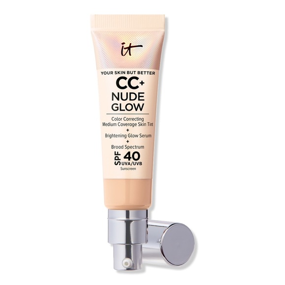 CC+ Nude Glow Lightweight Foundation + Glow Serum with SPF 40 tan warm - Picture 1 of 5